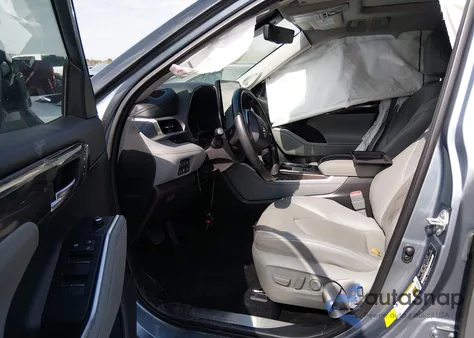 2021 Toyota Highlander Hybrid Platinum из США, поврежденный, VIN 5TDEBRCH1MS017933